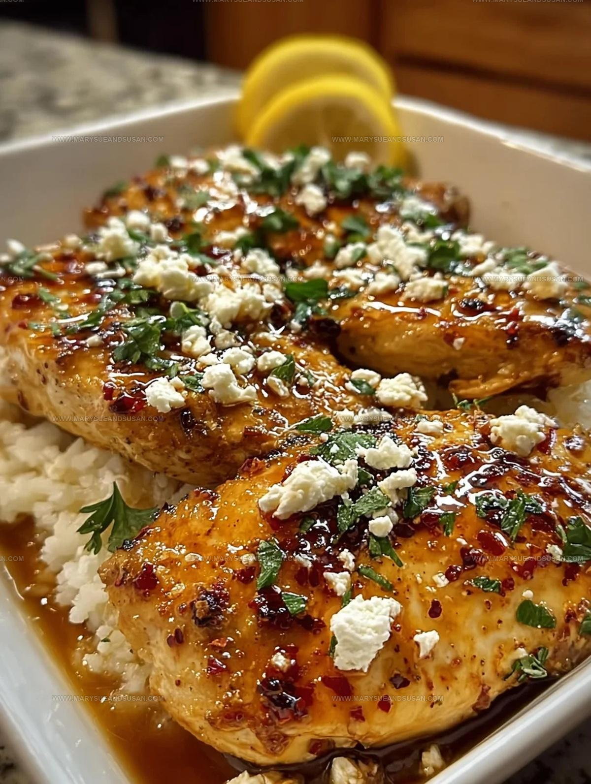 Hot Honey Baked Feta Chicken Recipe