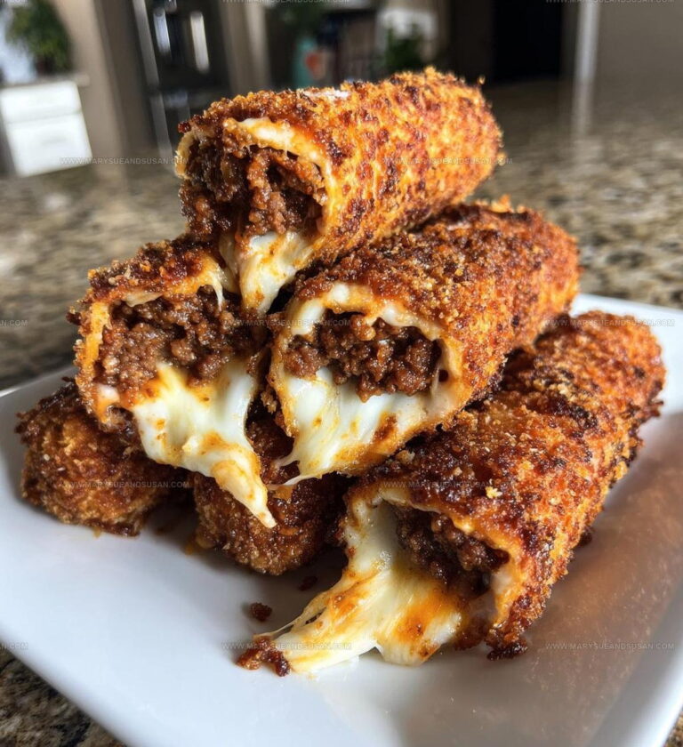 Nashville Hot Beef Wrapped Mozzarella Sticks Recipe