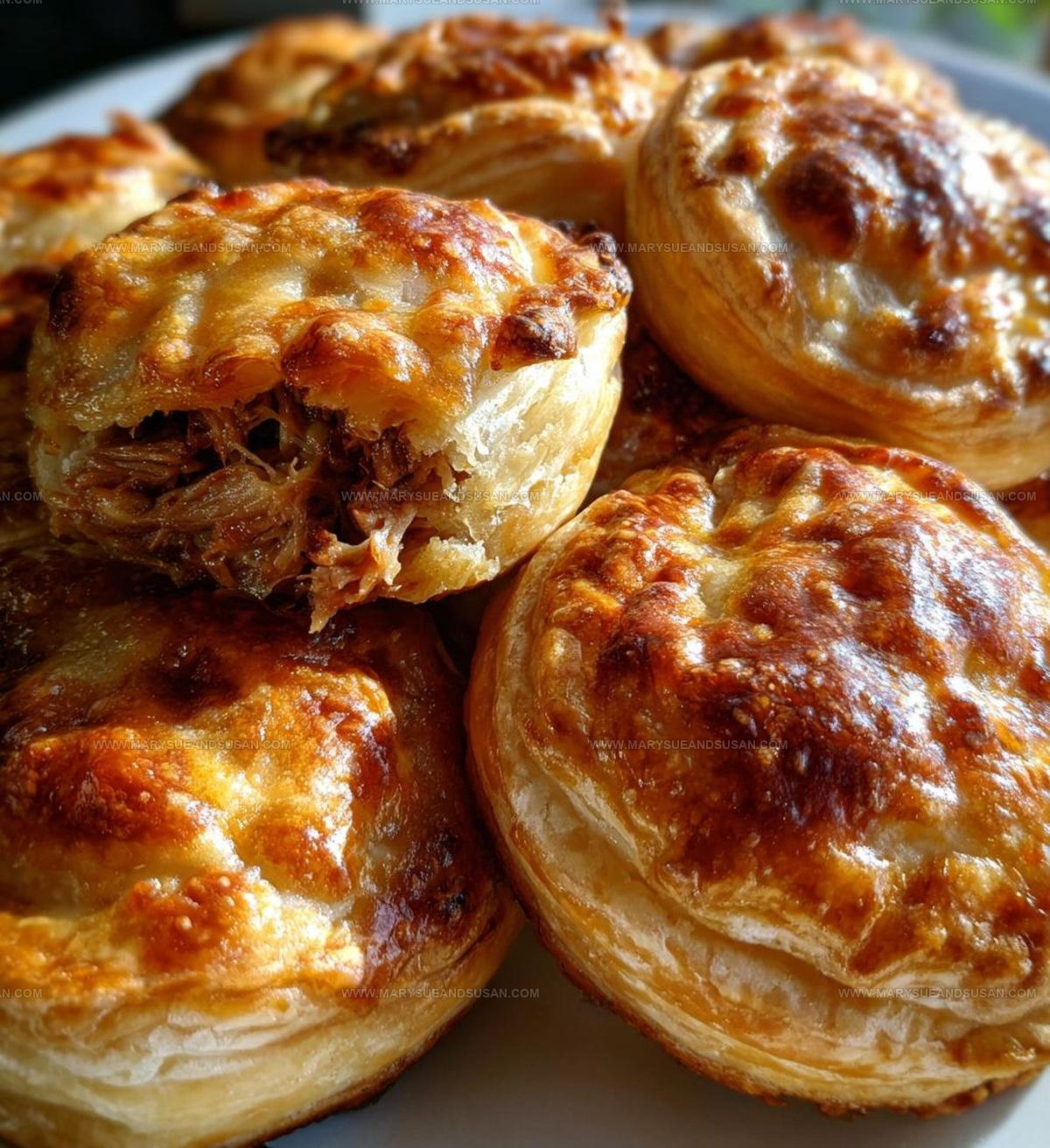 Pulled Pork Pastry Puffs Recipe