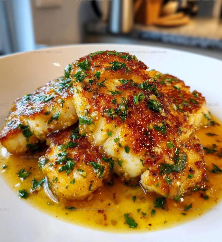 Pan Fried Cod With Lemon Butter Sauce Recipe