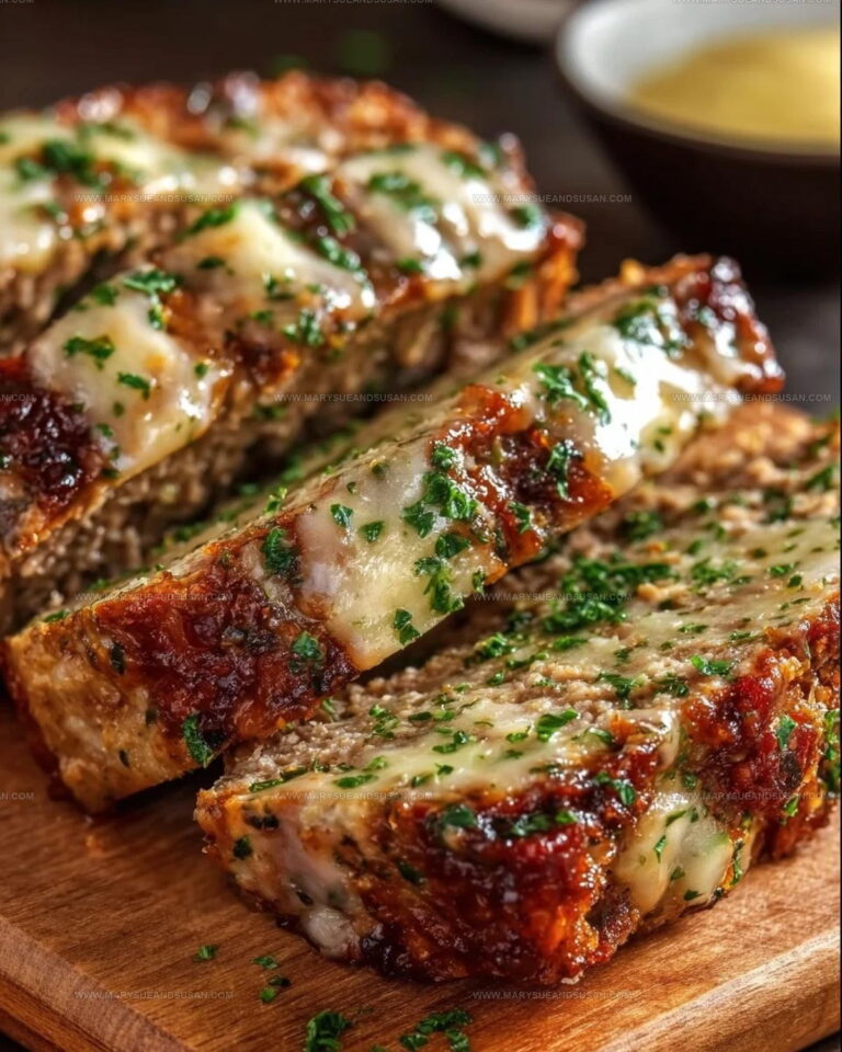 Glazed Garlic Parmesan Chicken Meatloaf Recipe