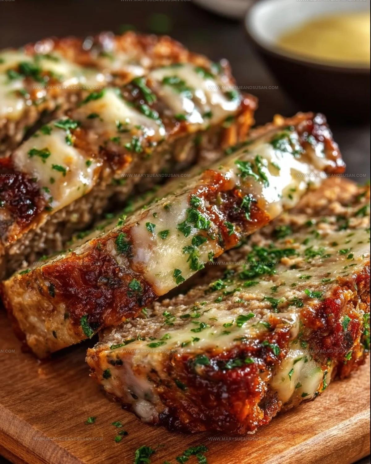 Glazed Garlic Parmesan Chicken Meatloaf Recipe