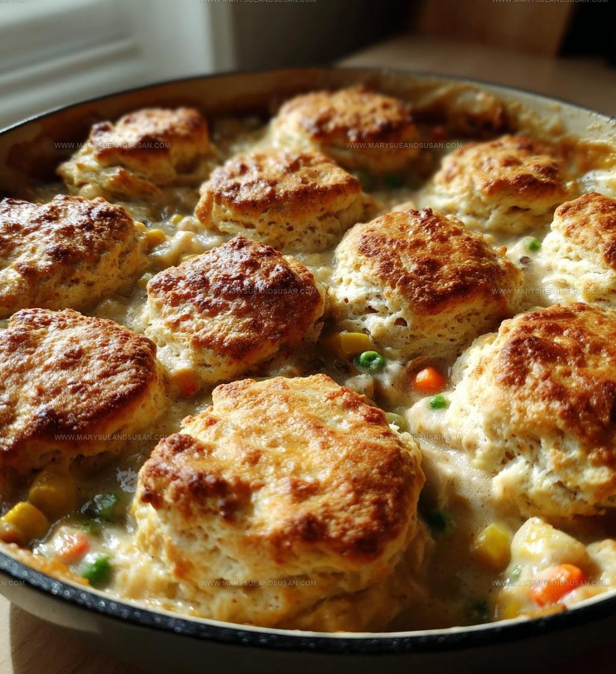 Biscuit-Topped Chicken Pot Pie With Biscuits Recipe
