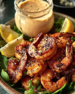 Pan Seared Crispy Cajun Shrimp Creamy Sauce Recipe
