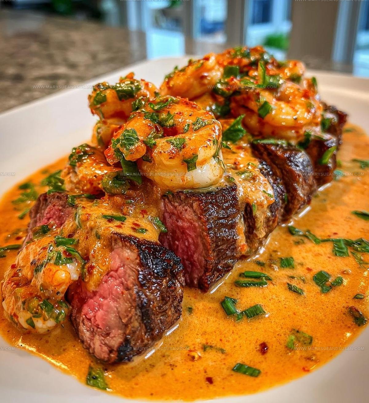 Steakhouse Style Steak Cajun Shrimp Sauce Recipe