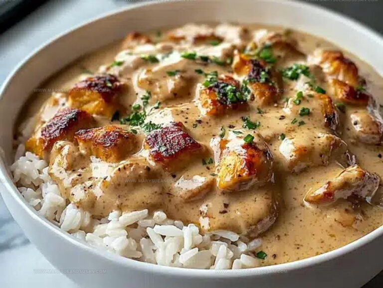 Easy Dinner Smothered Chicken Rice Recipe