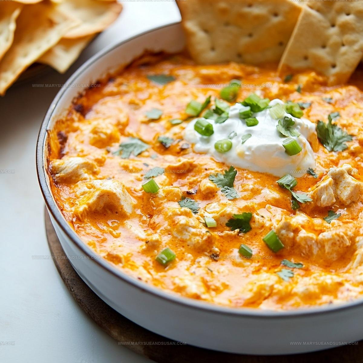 Creamy Baked Buffalo Chicken Dip Recipe