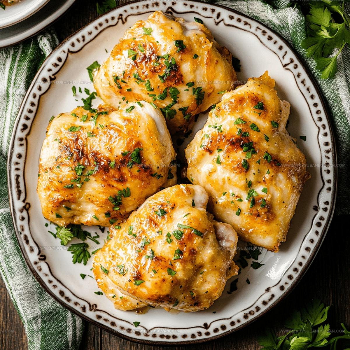 Chicken Thighs With Creamy Mustard Sauce Recipe