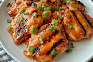Grilled Honey Buffalo Chicken Thighs Recipe