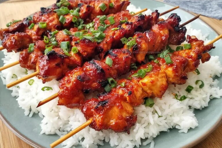 Korean Chicken Skewers Recipe