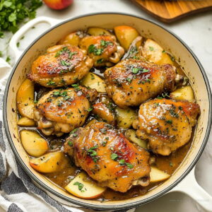 Cozy Apple Cider Chicken Thighs Recipe
