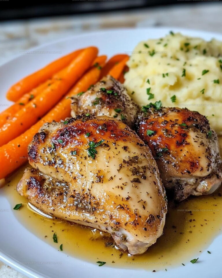 Garlic Herb Chicken Carrot Plate Recipe
