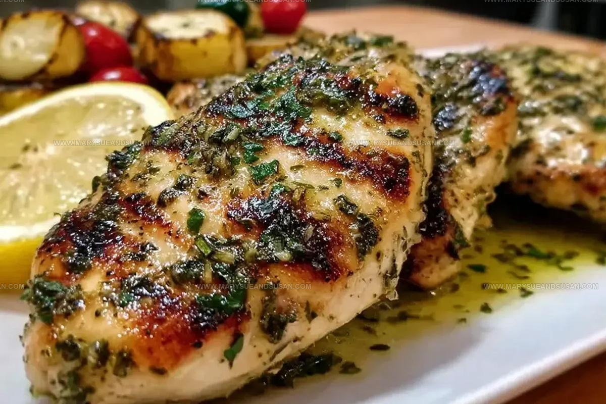 Mediterranean-Style Herb Crusted Grilled Chicken Recipe