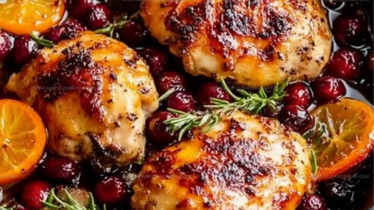 Cranberry Citrus Glazed Chicken Recipe