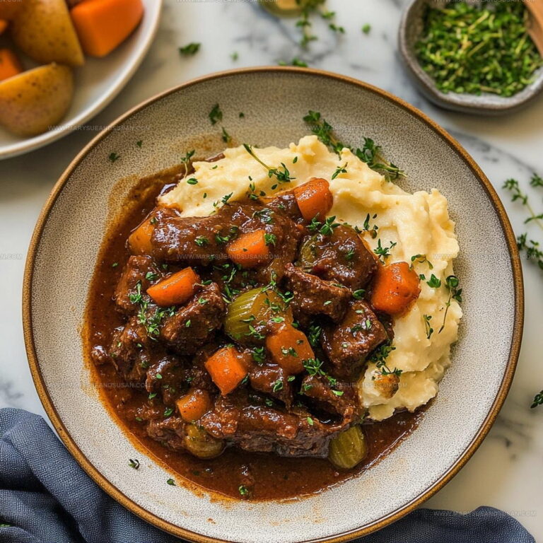French Classic Beef Bourguignon Recipe
