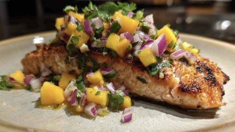 Summer Grilled Salmon Mango Salsa Recipe