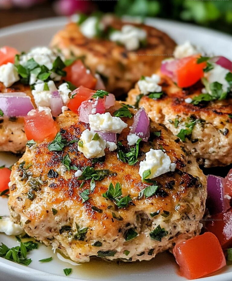 Mediterranean Herb Chicken Patties Recipe