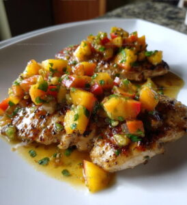 Sweet Heat Jalapeno Peach Chicken Recipe