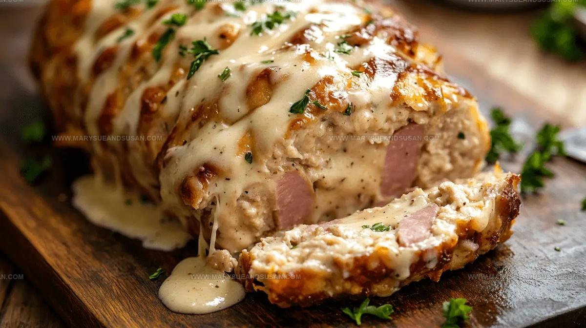 Baked Chicken Cordon Bleu Meatloaf Recipe
