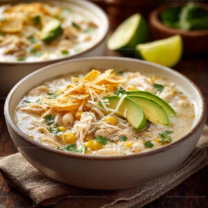 Comfort-Style White Chicken Chili Recipe