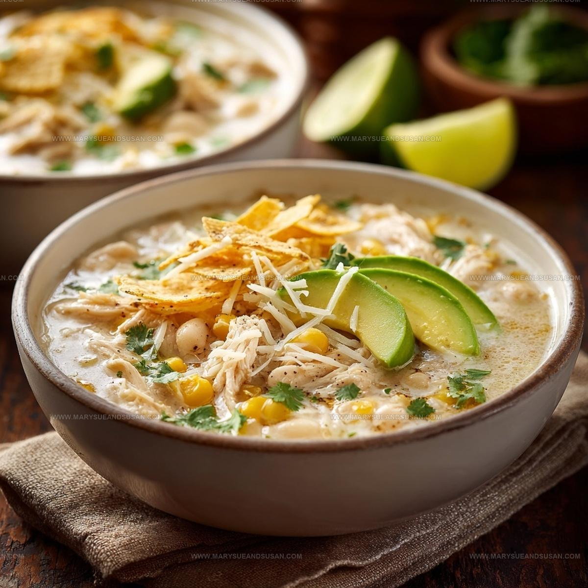Comfort-Style White Chicken Chili Recipe