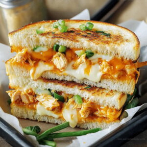 Spicy Buffalo Chicken Grilled Cheese Recipe