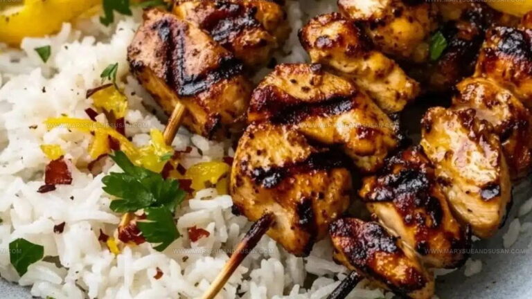 Greek Chicken Skewers Recipe
