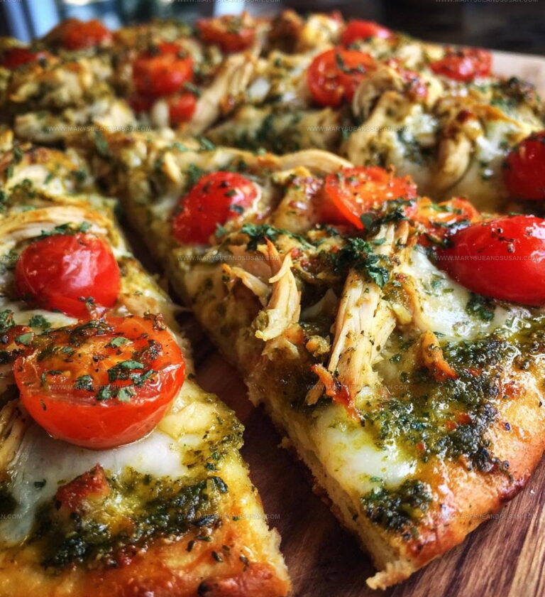 Chicken Pesto Pizza Recipe