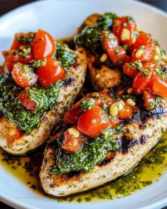 Pesto Bruschetta Chicken Recipe