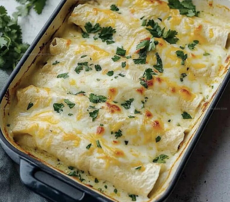 Creamy Chicken Enchiladas Sour Cream Sauce Recipe