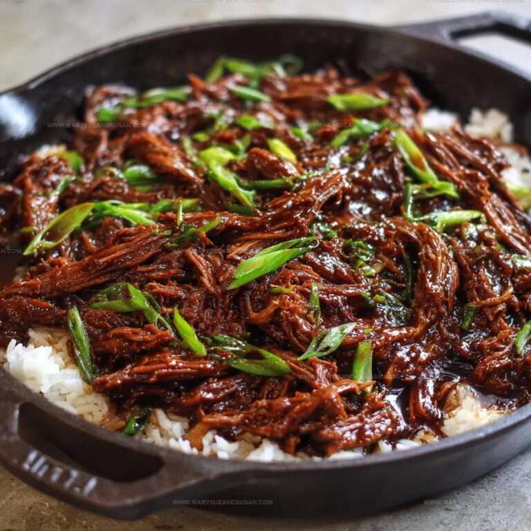 Sticky Savory Chinese Pulled Beef Recipe