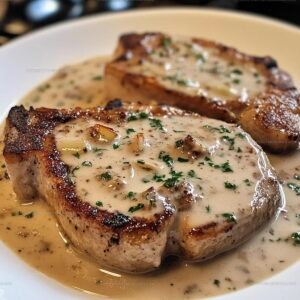 Smothered Boneless Pork Chops Recipe