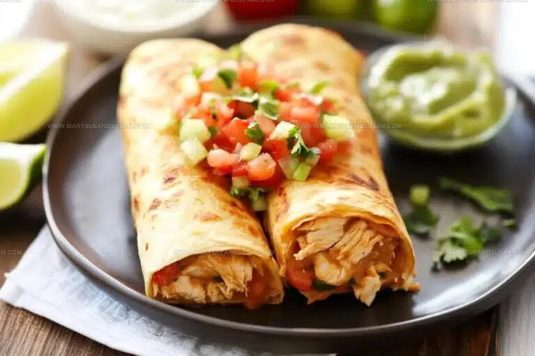 Crunchy Chicken Chimichangas Recipe