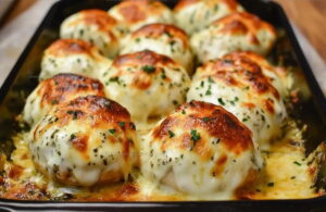 Melted Mozzarella And Ranch Chicken Bombs Recipe