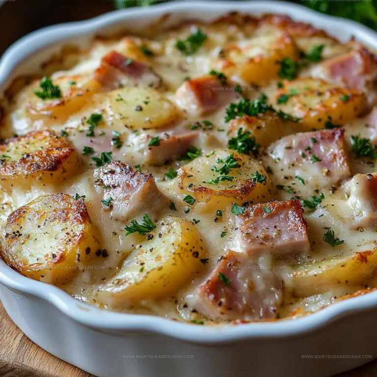 Chicken Ham And Potato Au Gratin Recipe