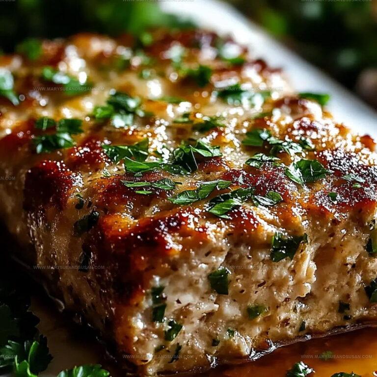 Family-Style Garlic Parmesan Chicken Meatloaf Recipe