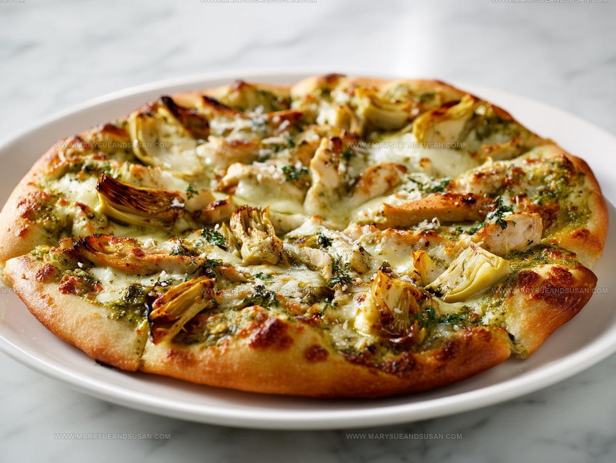 Pesto Chicken Pizza Recipe
