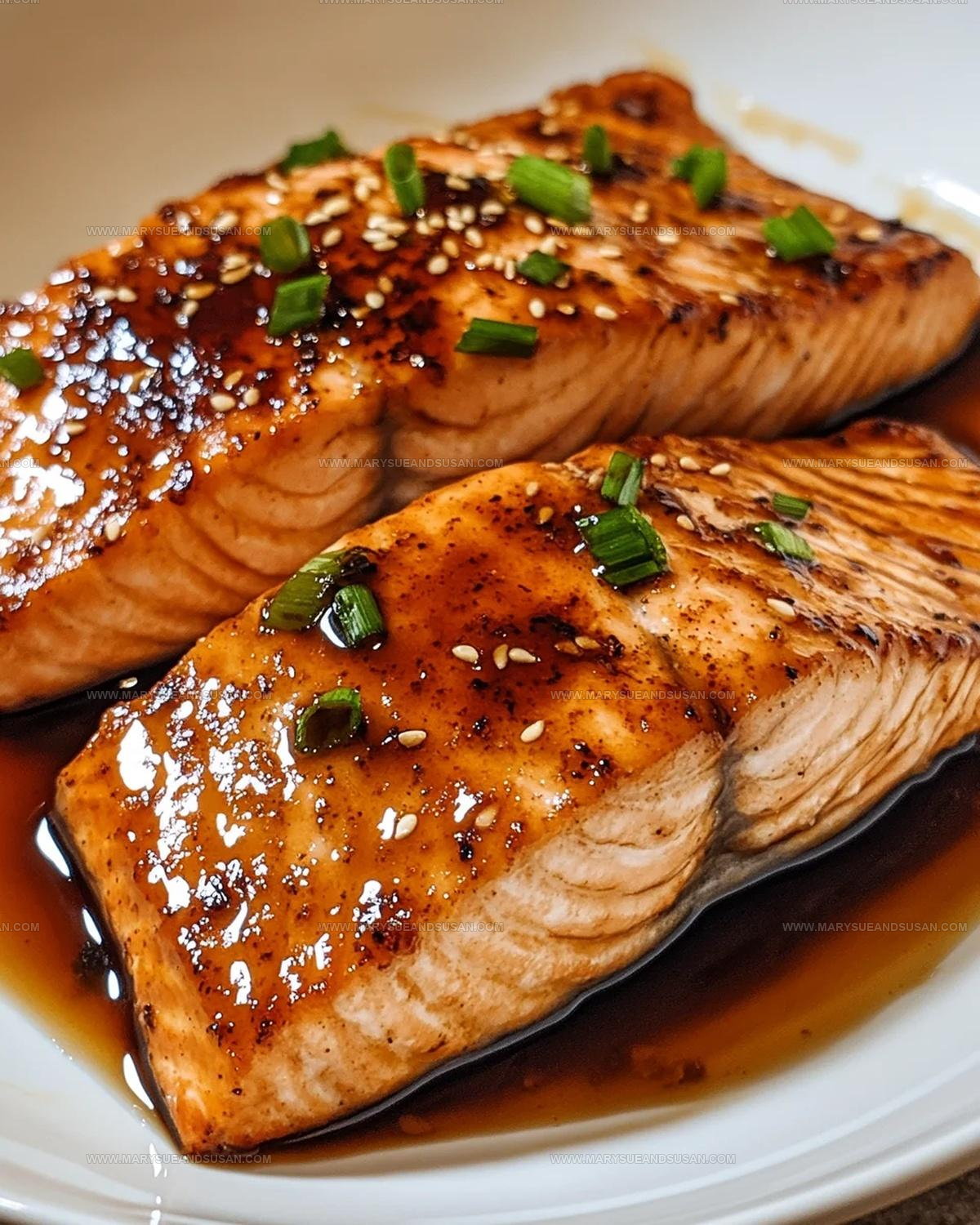 Oven Sticky Brown Sugar Soy Salmon Recipe