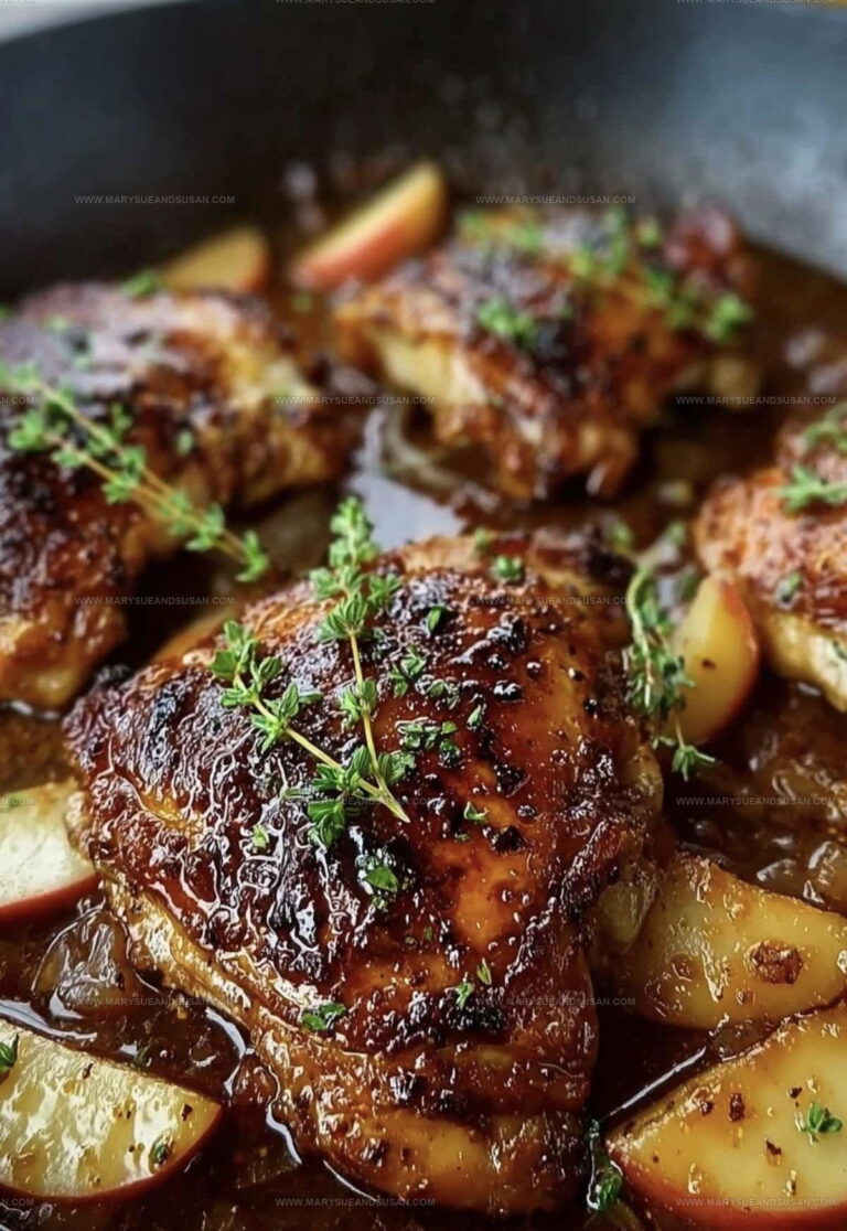 Skillet-Glazed Apple Cider Chicken Recipe