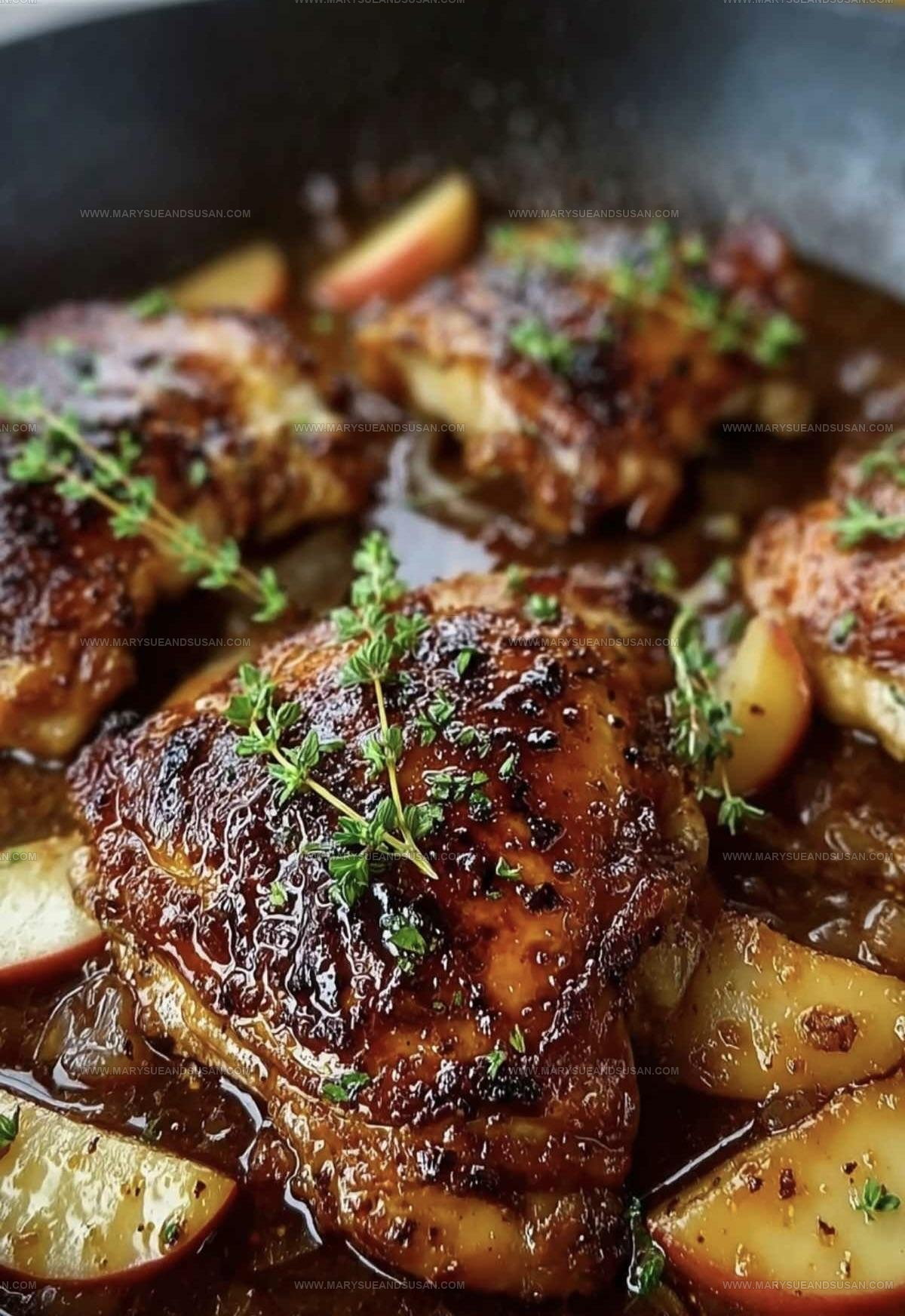 Skillet-Glazed Apple Cider Chicken Recipe
