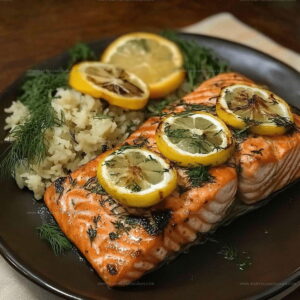 Cedar Plank Grilled Salmon Recipe
