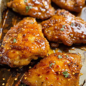 Crispy Oven Hot Honey Chicken Recipe