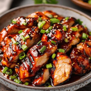 Glazed Cantonese-Style Barbecue Chicken Recipe