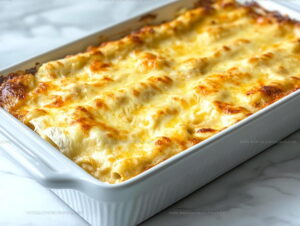 Creamy Bean-Filled Chicken Enchiladas Recipe