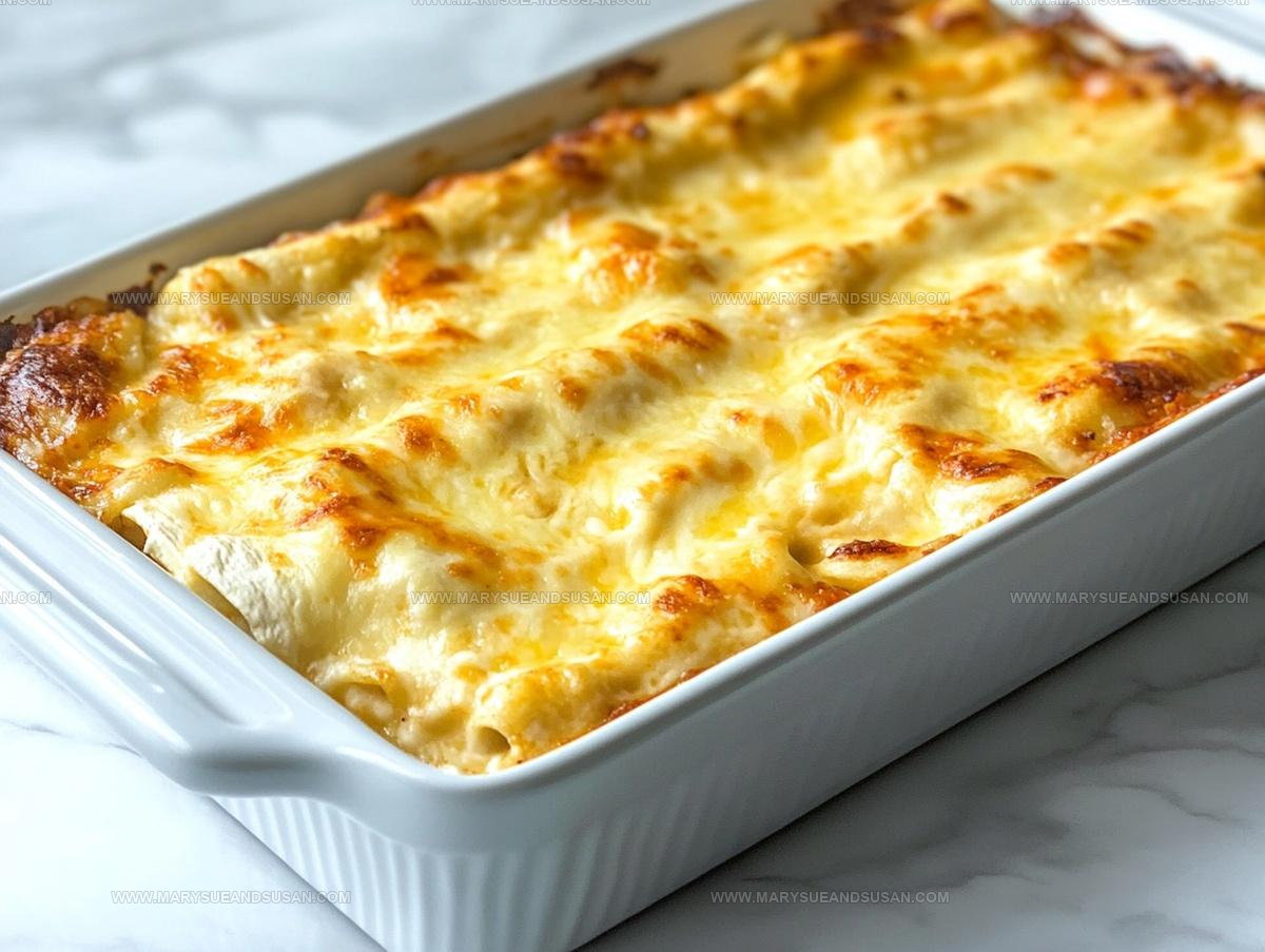 Creamy Bean-Filled Chicken Enchiladas Recipe