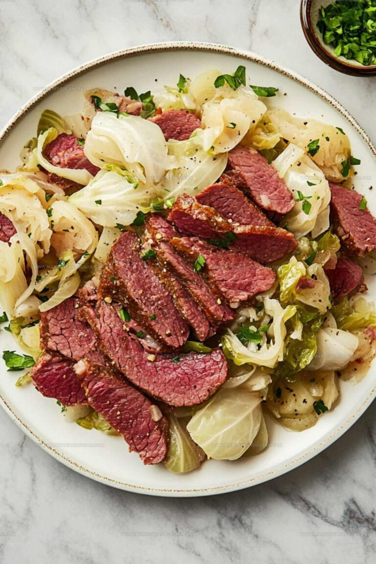 Slow-Simmered Corned Beef Cabbage Recipe