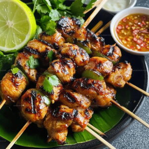 Asian-Inspired Grilled Chicken Skewers Recipe