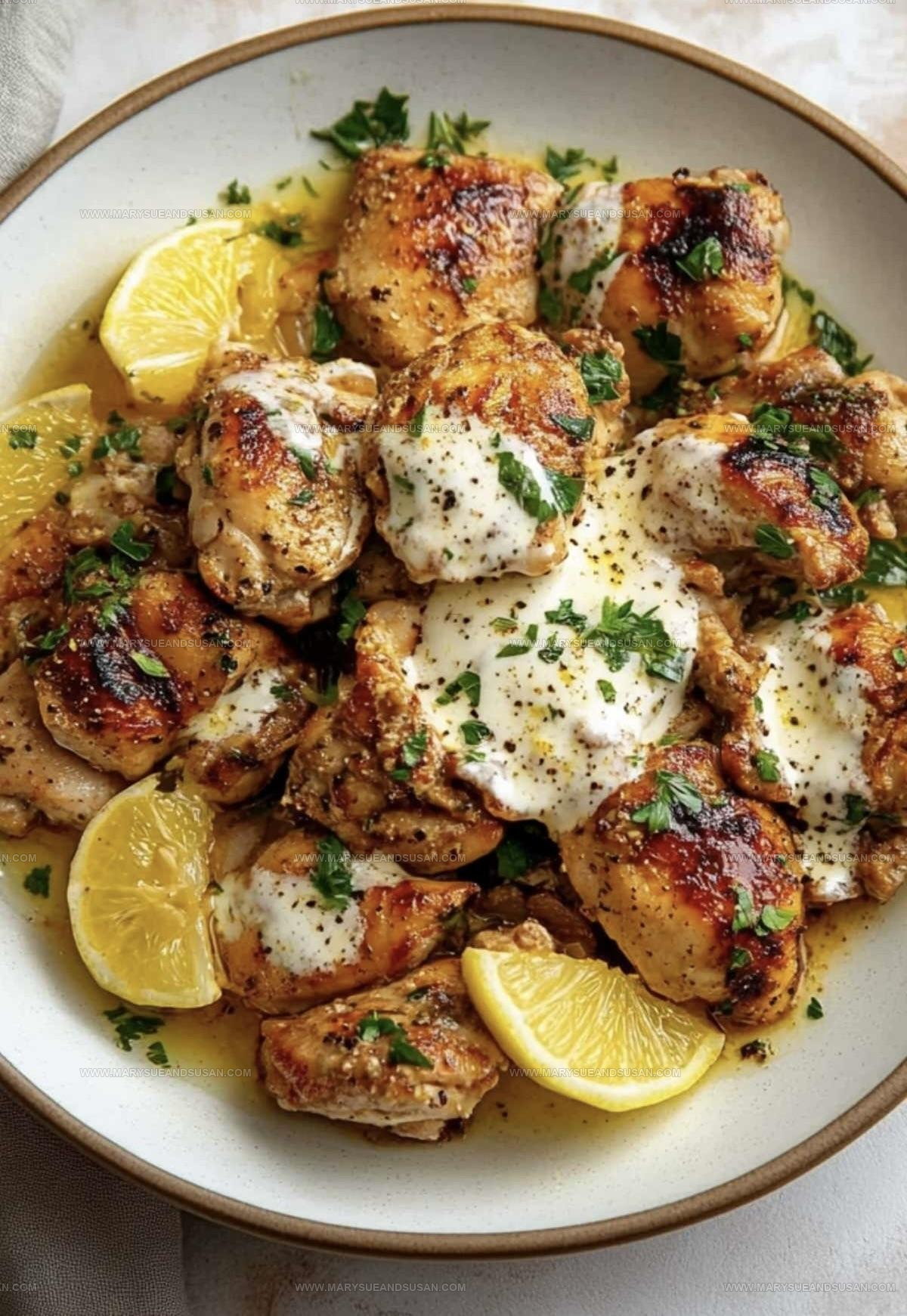 Lebanese Lemon Garlic Chicken Recipe