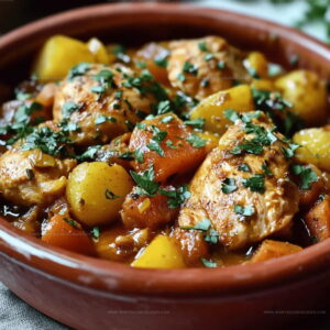Sweet Moroccan Chicken Tagine Recipe