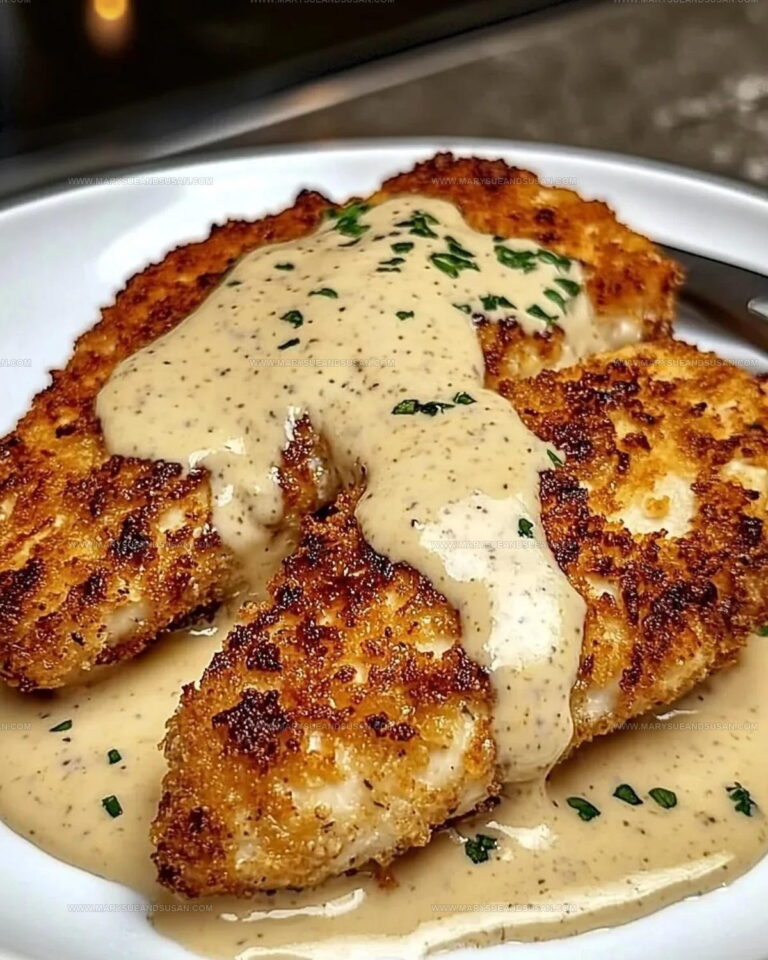 Creamy Sauce Parmesan Crusted Chicken Recipe